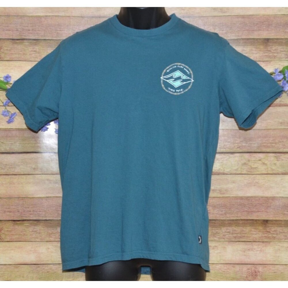 Billabong Men's Cotton T-Shirt Size S Crewneck Hawaiian Summer Surfing Casual